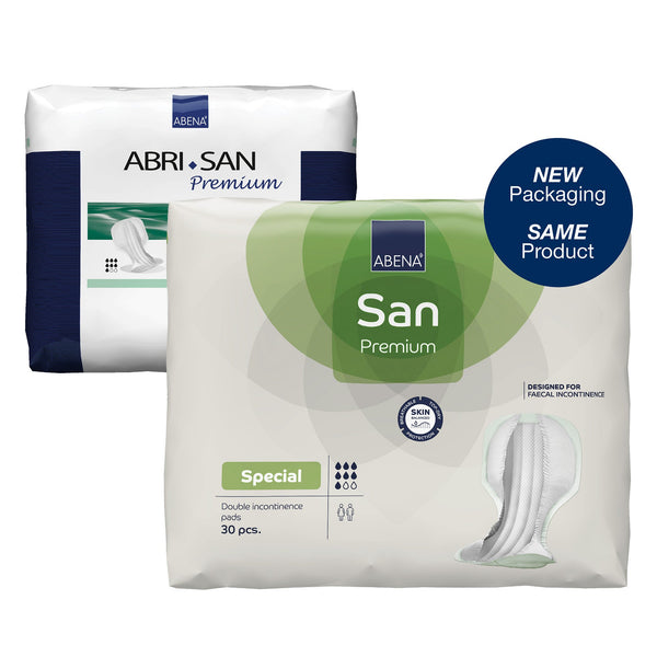 Abena® San Premium Special Incontinence Liner 14.5 X 28.7 Inch Heavy Absorbency Fluff / Polymer Core One Size Fits Most (1218224_PK) 30/PK