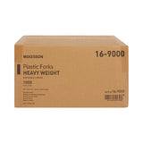 McKesson Fork Heavy Weight White Polypropylene (959242_CS) 1000/CS
