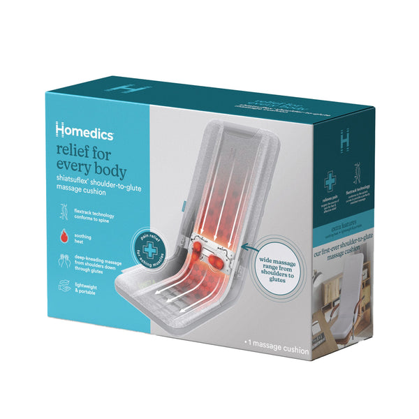 HoMedics® ShiatsuFlex® Back Massage Cushion with Heat HoMedics® ShiatsuFlex® (1253816_EA) 1/EA