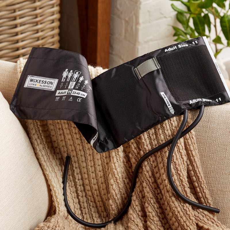 McKesson LUMEON™ Reusable Blood Pressure Cuff 23 to 40 cm Arm Nylon Cuff Adult Cuff (803203_BX) 1/BX
