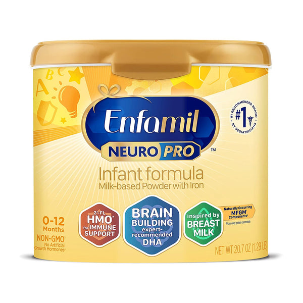 Enfamil NeuroPro™ Infant Formula Unflavored 20.7 oz. Canister Powder Iron (1193910_CS) 6/CS