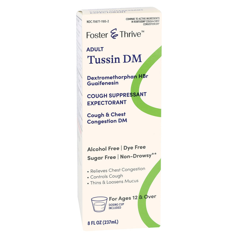 Foster & Thrive™ Cold and Cough Relief 50 mg - 5 mg / 5 mL Strength Syrup 8 oz. (1238945_BT) 1/BT
