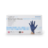 McKesson Confiderm® 6.8C Exam Glove Small NonSterile Nitrile Standard Cuff Length Textured Fingertips Blue Chemo Tested / Fentanyl Tested (1163939_BX) 100/BX