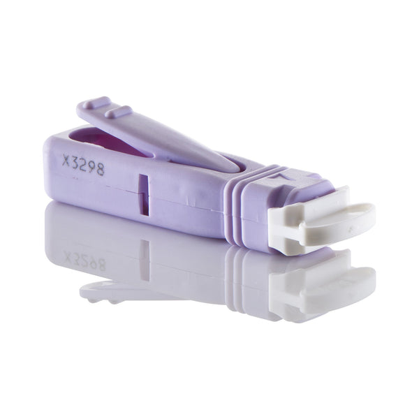 Unistik 3 Safety Lancet 28 Gauge Visual Lockout Push Button Activation Finger (701114_BX) 50/BX