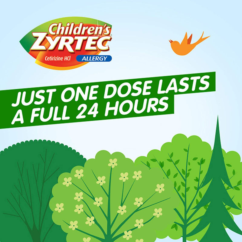 Children's Zyrtec Children's Allergy Relief 1 mg / 1 mL Strength Syrup 4 oz. (1119047_EA) 1/EA