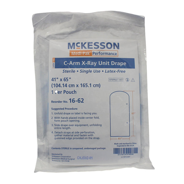 McKesson Mobile X-Ray Drape 41 X 65 Inch For X-Ray or C-Arm Image Intensifiers (566732_BX) 10/BX