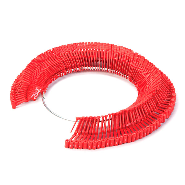 Health Care Logistics Padlock Seal Numbered Red Plastic 1-1/2 X 1-7/8 Inch (357004_BX) 1/BX