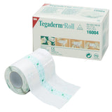 3M™ Tegaderm™ Transparent Film Dressing 4 Inch X 11 Yard 2 Tab Delivery Roll NonSterile (521719_CS) 4/CS