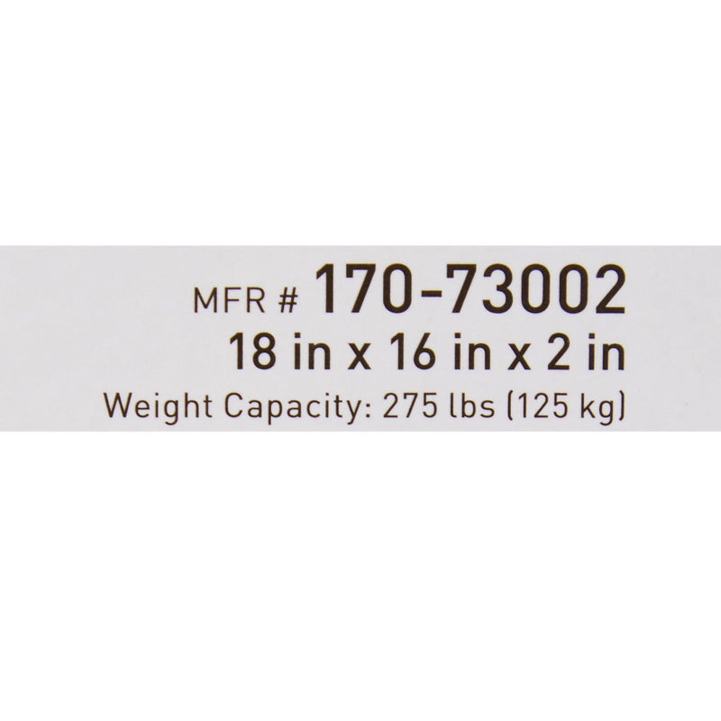 McKesson Seat Cushion 18 W X 16 L X 2 D Inch Foam / Gel (1065573_CS) 4/CS
