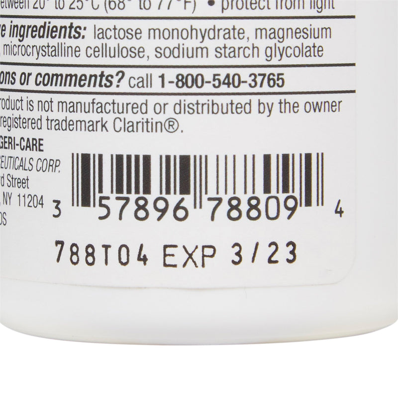 Geri-Care® Allergy Relief 10 mg Strength Tablet 90 per Bottle (689195_CS) 12/CS