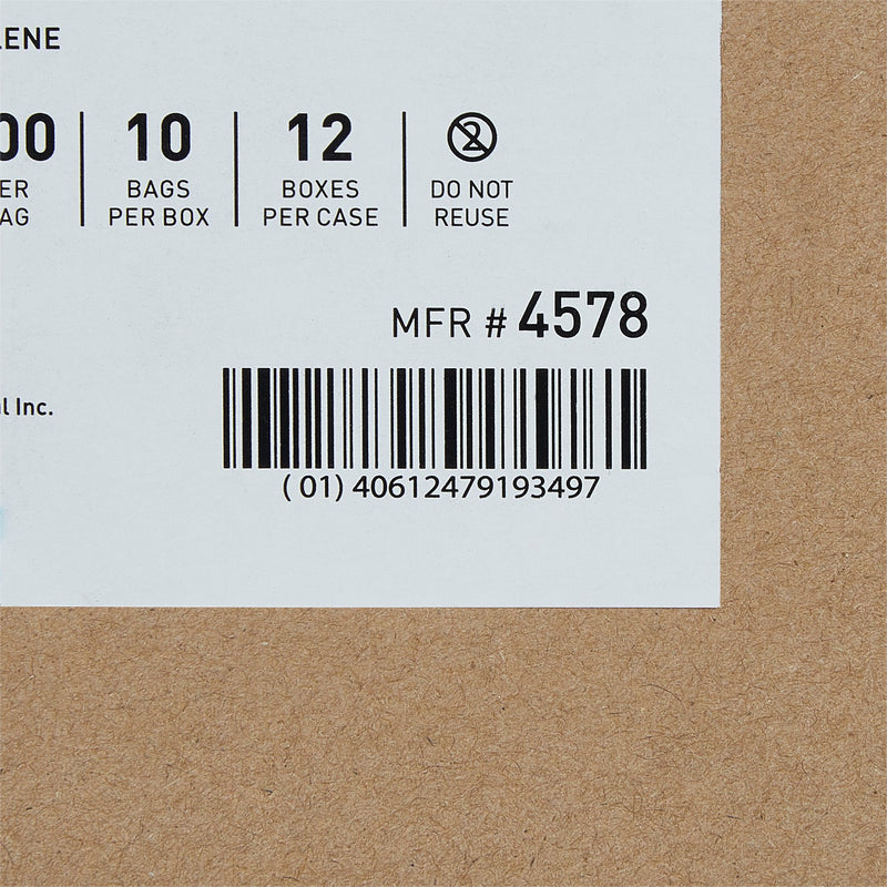 McKesson Reclosable Bag 3 X 5 Inch Polyethylene Clear Zipper Closure (890534_PK) 1/PK