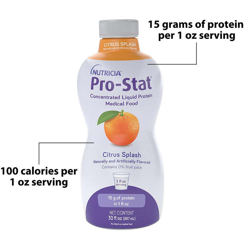 Pro-Stat® Oral Supplement Citrus Splash Flavor Liquid 30 oz. Bottle (534275_CS) 6/CS