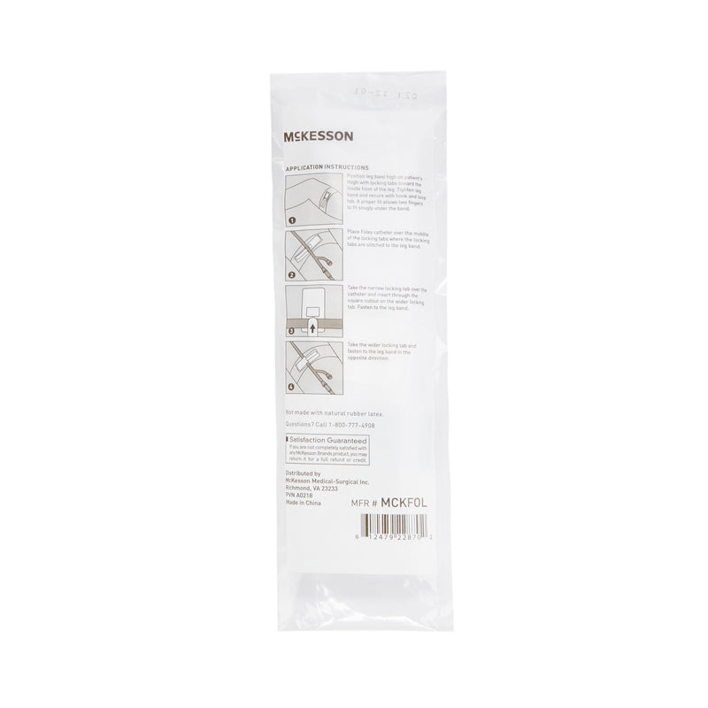 McKesson Leg Strap 2 X 24 Inch Length, Dual-Locking Tabs, Stretch Material, Hook and Loop Closure, Nonsterile (1107740_BG) 1/BG