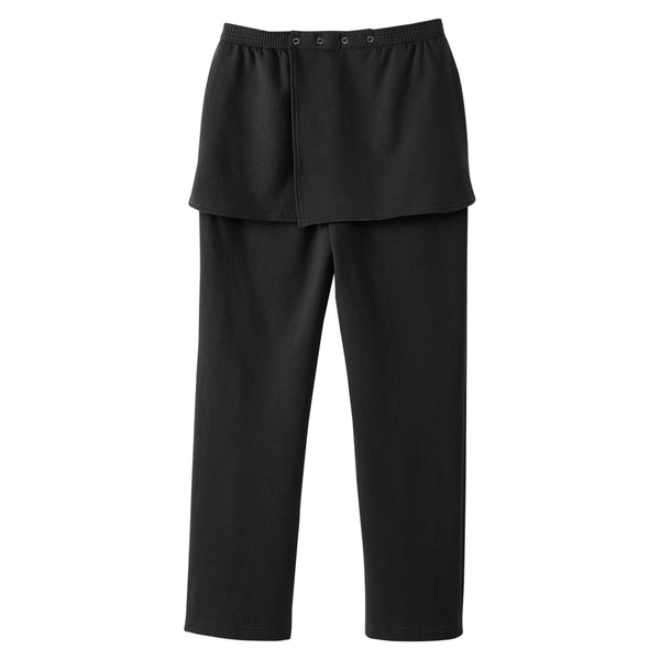Silverts® Adaptive Pants Open Back Large Black Female (1227167_EA) 1/EA