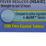 McKesson Brand Pain Relief 220 mg Strength Naproxen Sodium Tablet 100 per Bottle (866981_BT) 1/BT