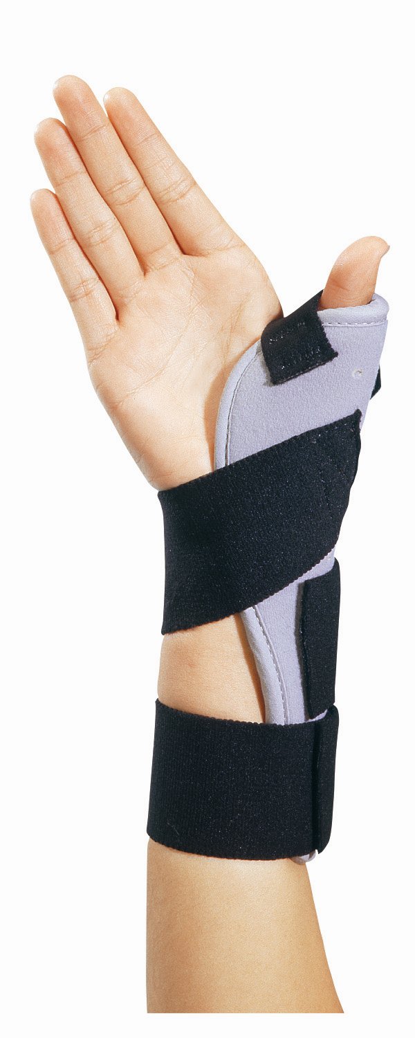 ThumbSPICA™ Thumb Splint One Size Fits Most Elastic Contact Closure Strap Black / Gray (251621_EA) 1/EA