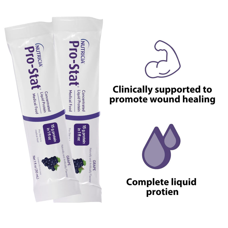 Pro-Stat® Oral Supplement Grape Flavor Liquid 1 oz. Individual Packet (919031_CS) 96/CS
