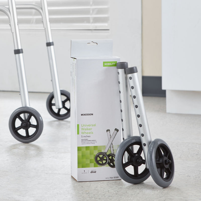McKesson Walker Wheel For 1-inch Frame Diameter Walkers (1076177_PR) 1/PR