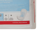 Sure Care™ Bladder Control Pad 4 X 9-3/4 Inch Moderate Absorbency Polymer Core One Size Fits Most (731677_BG) 22/BG