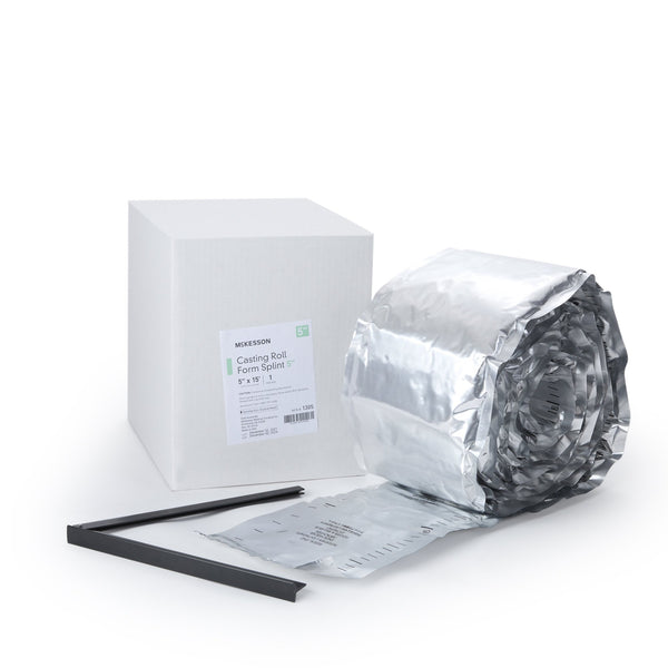 McKesson Padded Splint Roll 5 Inch X 15 Foot Fiberglass White (862466_BX) 1/BX