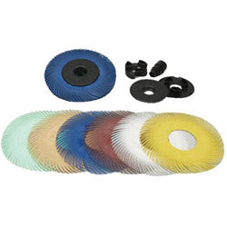 3M™ Scotch-Brite™ Radial Bristle Brush, 6 in dia x 1/2 in W, Grit 50, Ceramic, 6000 RPM (405-048011-27605) Each