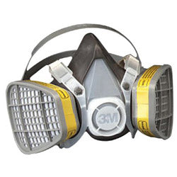 3M™ 5000 Series Half Facepiece Respirators, Large, Organic Vapors/Acid Gases (142-5303) Each