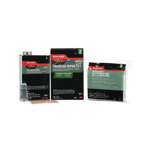 3M™ Bondo Fiberglass Repair Kit, 1 qt, Amber Brown (405-076308-00422) Case of 6