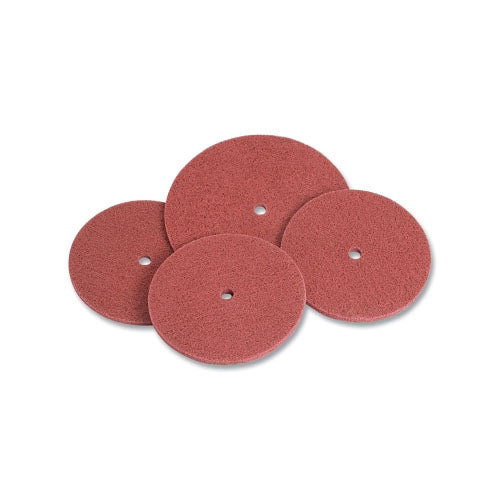 3M™ Buff and Blend HP Disc, 6 in x 1/2 in, Very Fine, Aluminum Oxide, 3600 rpm, Red (405-051115-32516) 100 EA / CA