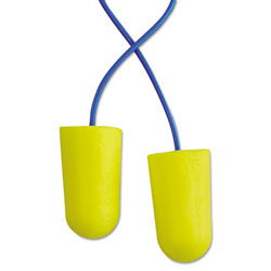 3M™ E-A-R TaperFit 2 Foam Earplugs, Polyurethane, Yellow, Corded, Large (247-312-1224) 200 Pairs