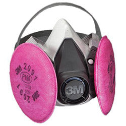 3M™ 6000 Series Half Facepiece Respirator Assemblies, Small (142-6191) Each