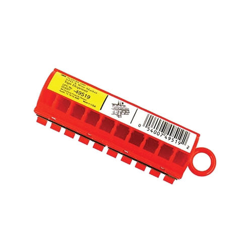 3M™ ScotchCode™ Wire Marking Tapes, 0-9, Polyester Film in Dispenser, 96 in (500-121749) Each