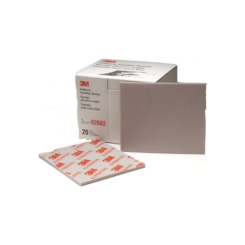 3M™ Softback Sanding Sponges, Superfine, 5 1/2 in x 4 1/2 in (405-051131-02602) 20 EA / BOX