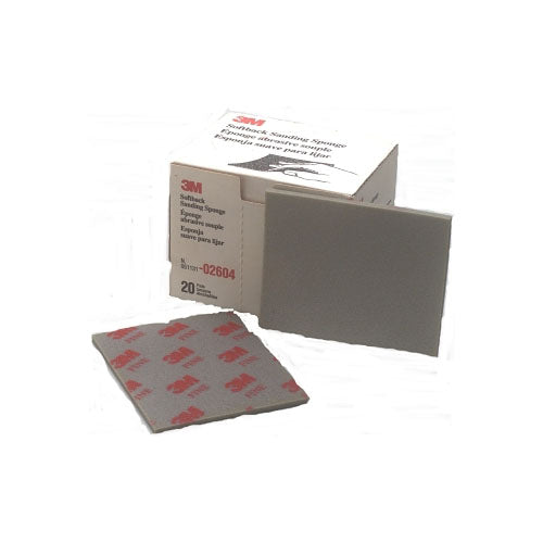 3M™ Softback Sanding Sponges, Fine, 5 1/2 in x 4 1/2 in (405-051131-02604) Each