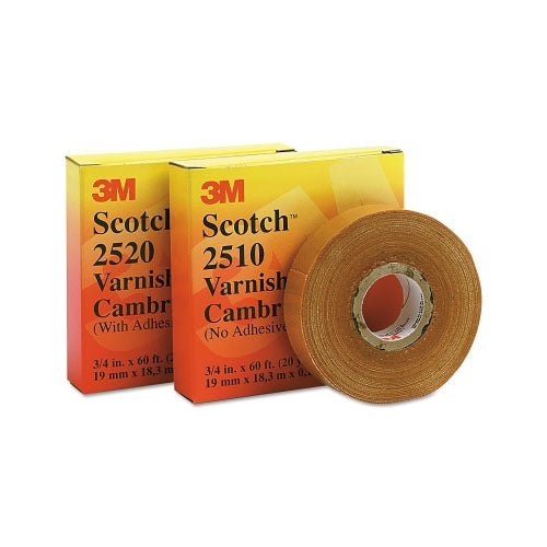 3M™ Varnished Cambric Tape 2510, 1 in x 36 yd, Yellow (500-106876) 1 Roll