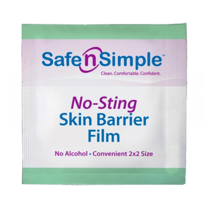 Safe N Simple™ No-Sting Skin Barrier Applicator 60% / 20% Strength Purified Water / Polyvinylpyrrolidone / Glycerin Individual Packet Sterile (1088696_BX) 25/BX