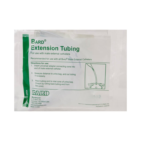 Bard® Tube, Leg Bag Extension 18 Inch Tube and Adapter, Reusable, Nonsterile (166618_CS) 24/CS