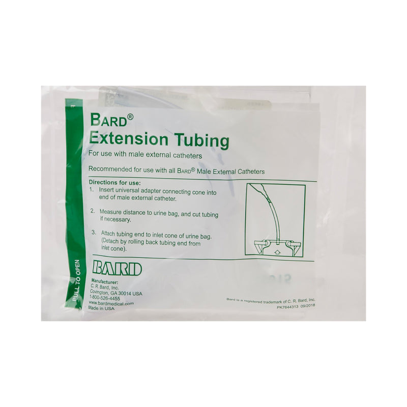 Bard® Tube, Leg Bag Extension 18 Inch Tube and Adapter, Reusable, Nonsterile (166618_CS) 24/CS