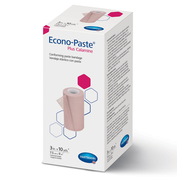Econo-Paste® Plus Calamine Unna Boot Zinc Oxide / Calamine 3 Inch X 10 Yard (575835_CS) 12/CS