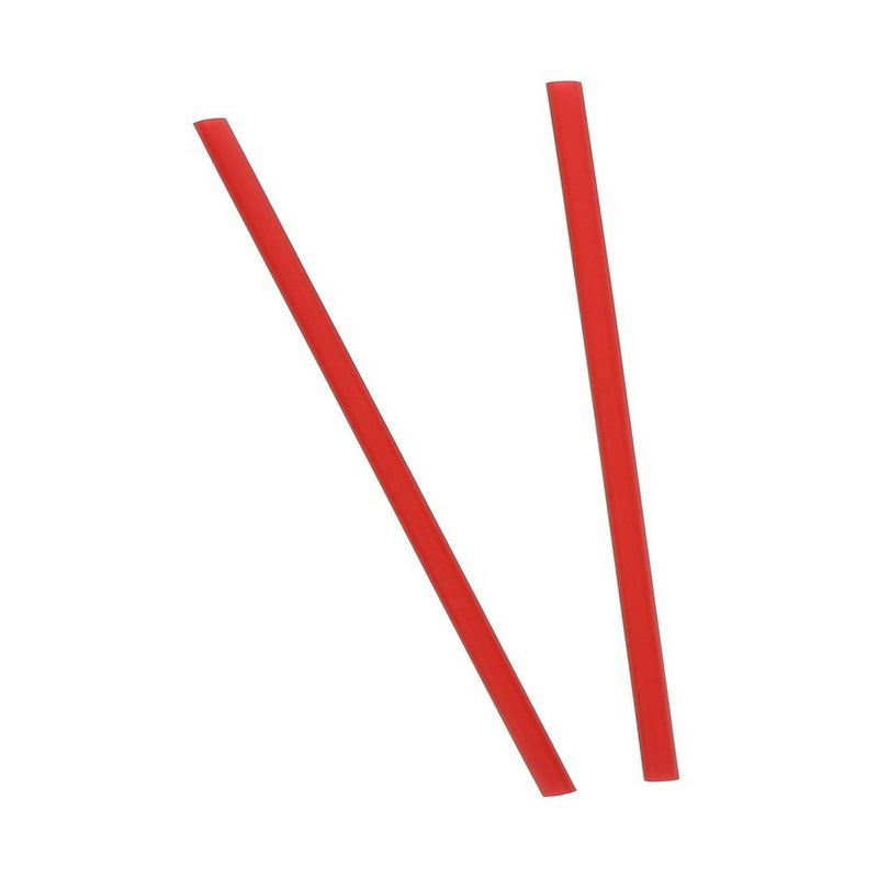 R3 Reliable Redistribution Resource Jumbo Straw 10-1/4 Inch Length Red Individually Wrapped (1123045_BX) 500/BX