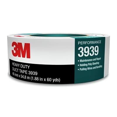 3M 3939 Heavy Duty Duct Tapes, 3.77 in x 60 yd x 9 mil, Silver (405-021200-85563) 1 ROL / RL