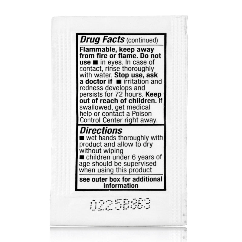 McKesson Hand Sanitizer with Aloe 0.9 Gram Ethyl Alcohol Gel Individual Packet (1111746_BX) 144/BX