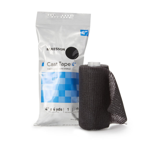 McKesson Cast Tape 4 Inch X 12 Foot Fiberglass Black (733698_BX) 10/BX