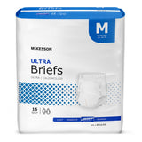 McKesson Ultra Unisex Adult Incontinence Brief Medium Disposable Heavy Absorbency (800832_BG) 1/BG