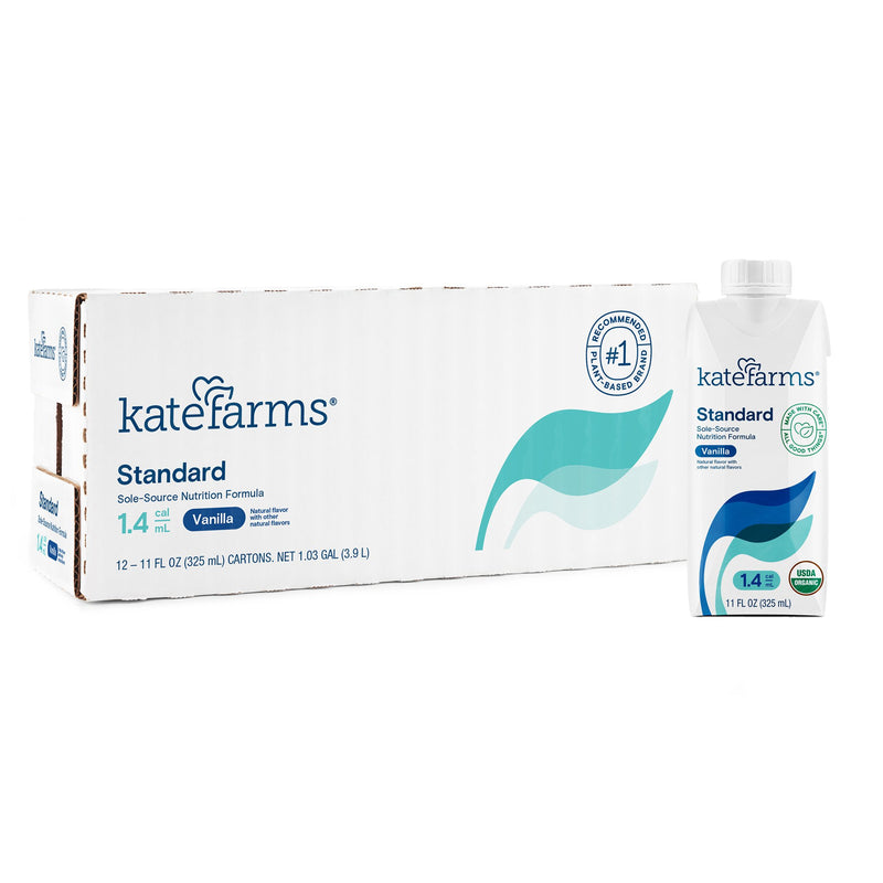 Kate Farms Standard 1.4 Oral Supplement Vanilla Flavor Liquid 11 oz. Carton (1170423_EA) 1/EA
