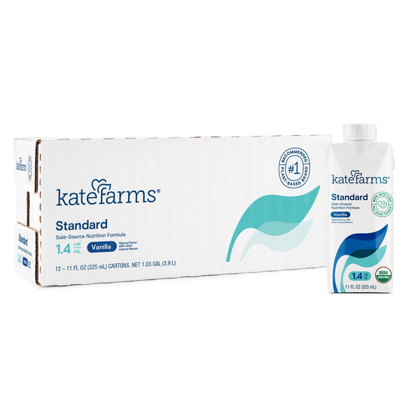 Kate Farms Standard 1.4 Oral Supplement Vanilla Flavor Liquid 11 oz. Carton (1170423_CS) 12/CS
