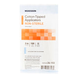 McKesson Swabstick Cotton Tip Wood Shaft 3 Inch NonSterile 100 per Pack (508715_BG) 1/BG