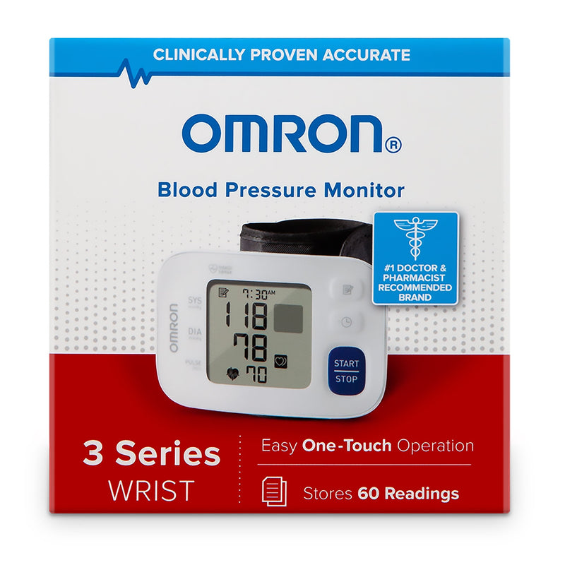 Omron®3 Series™ Home Automatic Digital Blood Pressure Monitor Large Cuff Nylon Cuff 23 - 40 cm Wrist (1150429_EA) 1/EA