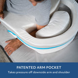 MedCline® Shoulder Positioner System 22 W X 50 L X 6 H Inch Foam / Gel Freestanding (1217715_EA) 1/EA