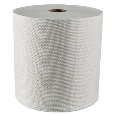 Kimberly-Clark Hard Roll Paper Towel, White, 8 in W x 425 ft L, 1-Ply, 12 RL/CA (993-01080) 12 RL / CS