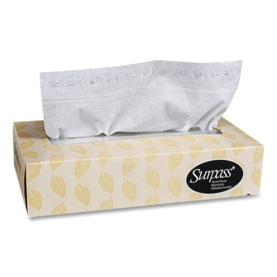 Kimberly-Clark Surpass® Facial Tissues, 8 in L x 8.3 in W per Sheet, White, 30 EA/CA (993-21340) 1 CS / CA